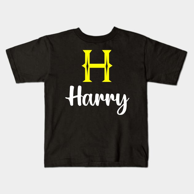 I'm A Harry ,Harry Surname, Harry Second Name Kids T-Shirt by tribunaltrial